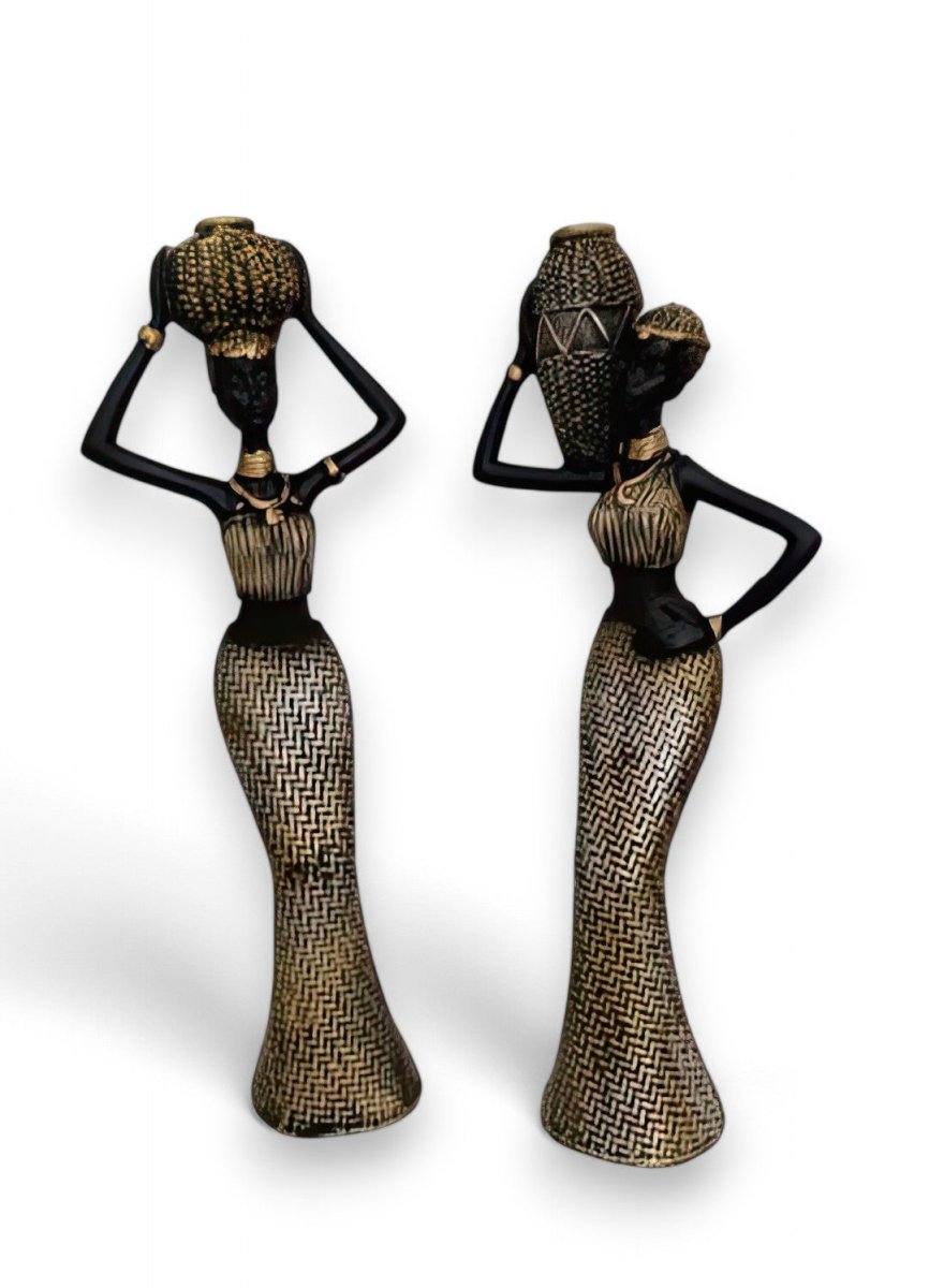 The Golden Girls of Africa Set of 2 Table Decor