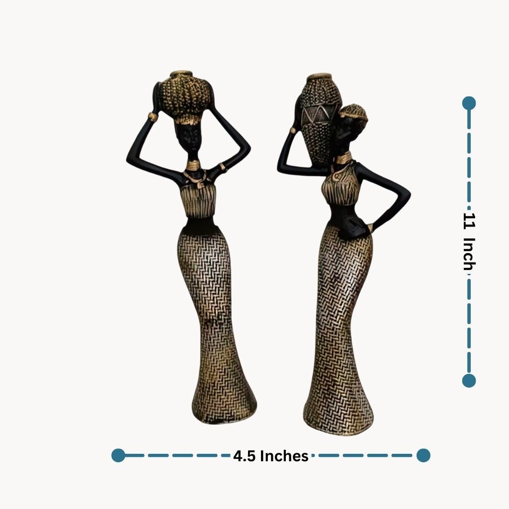 The Golden Girls of Africa Set of 2 Table Decor