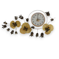 Thumbnail for The Golden Pansy Timepiece (42 x 19 Inches)
