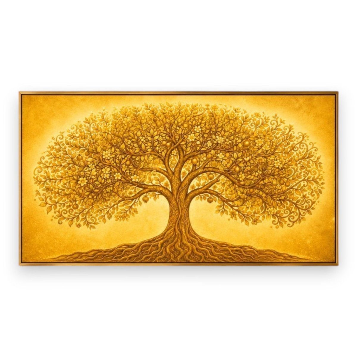 The Golden Tree of Abundance (48 x 24 Inches)