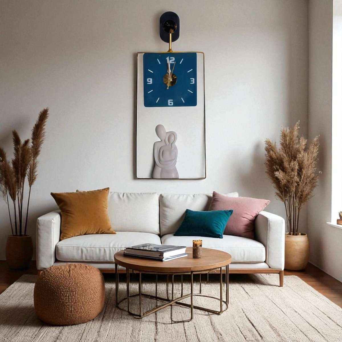 The Hours of Affection Wall Clock (9 x 24 Inches)