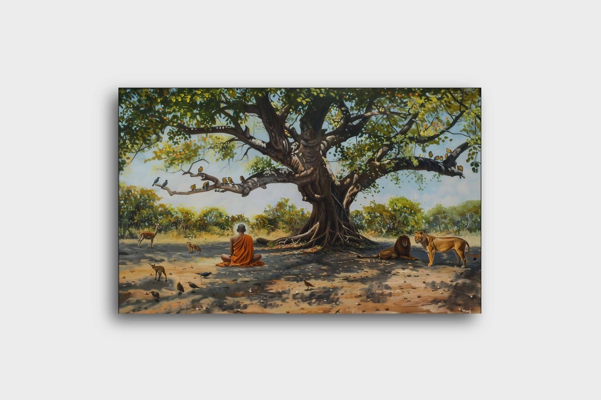 The Illuminated Grove Canvas Wall Design (36 x 24 Inches)