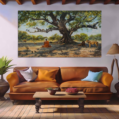 The Illuminated Grove Canvas Wall Design (36 x 24 Inches)