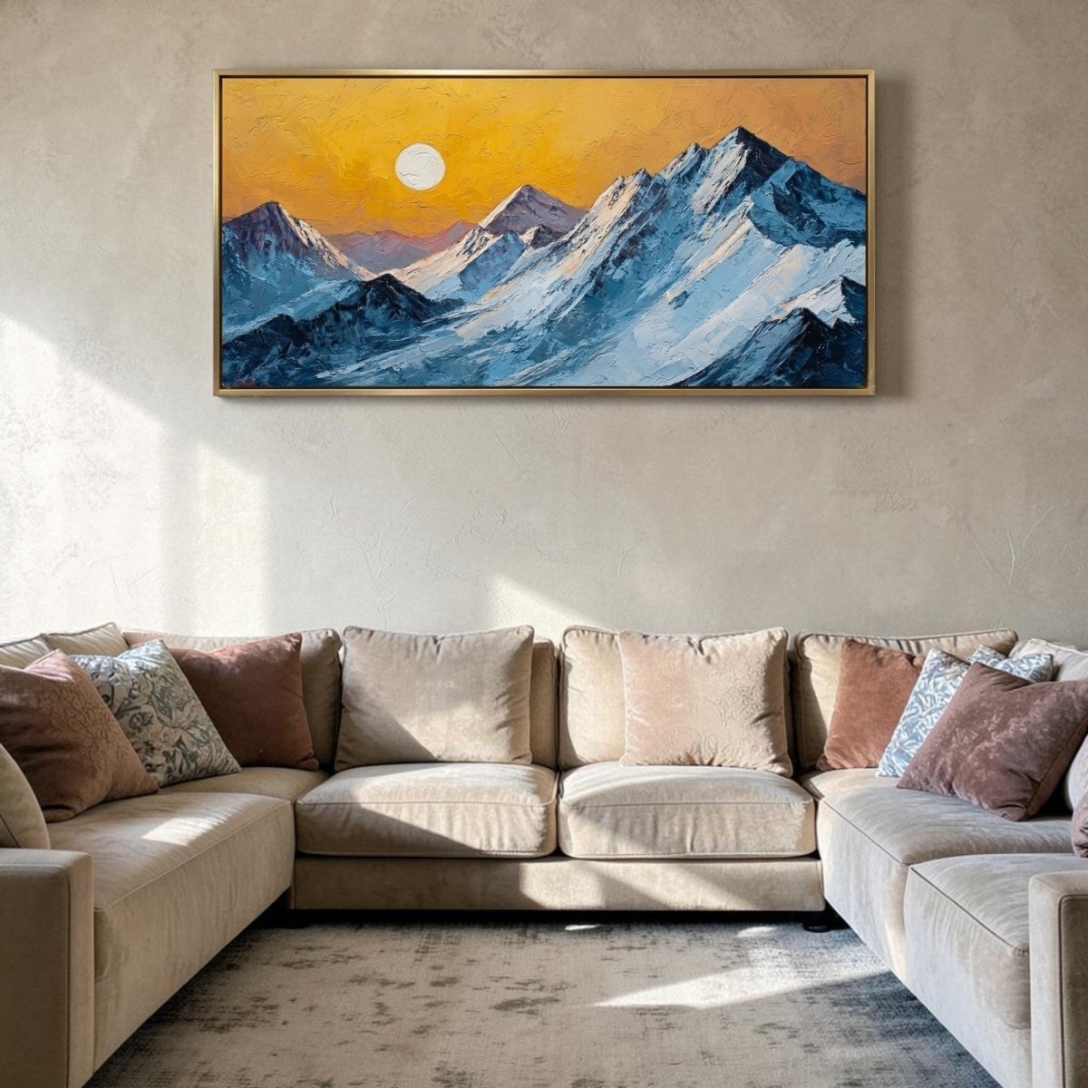 The Indigo Peak Pulse (48 x 24 Inches)