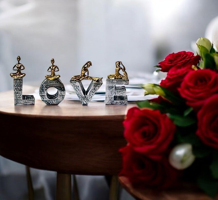 The Love Yoga:Poses of Passion Table Decor