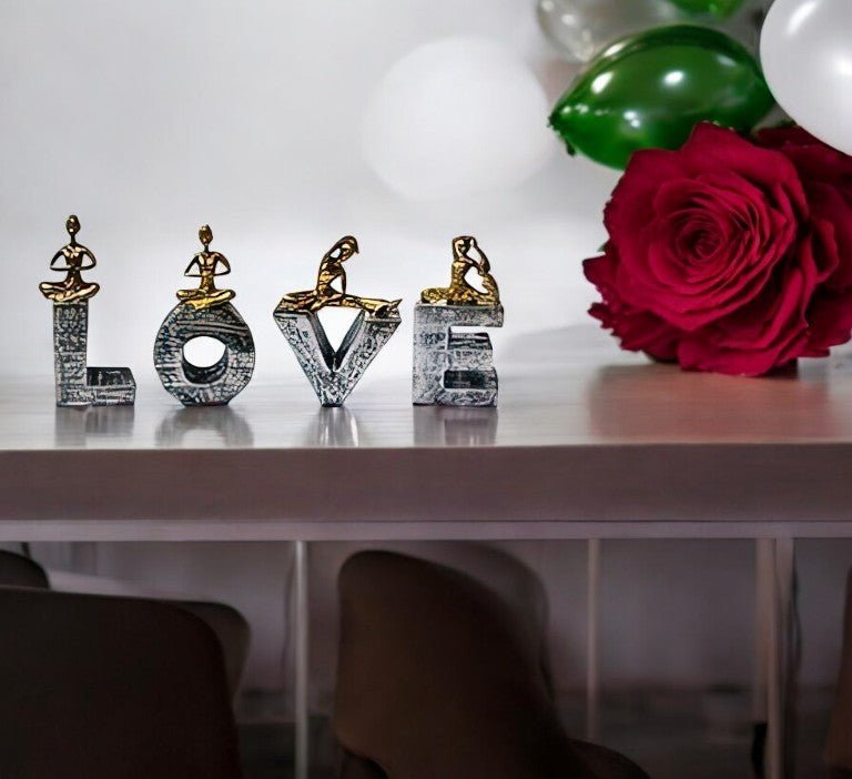 The Love Yoga:Poses of Passion Table Decor