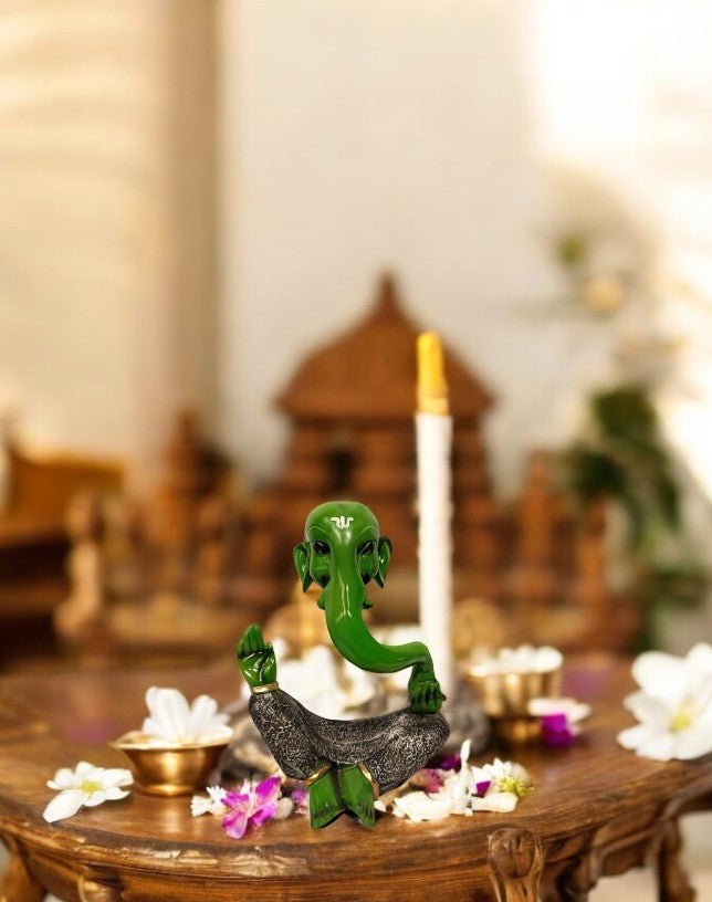 The Meditating Ganesha Table Decor