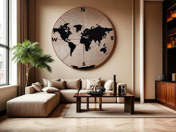 The Metallic World Grid (52 Inches Dia)