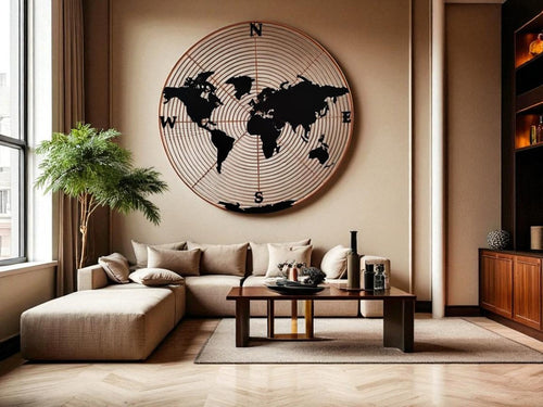 The Metallic World Grid (52 Inches Dia)