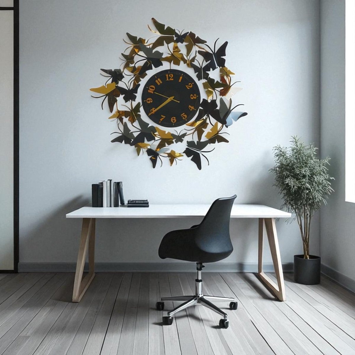 The Monarch's Timeless Flight (25 x 25 Inches)