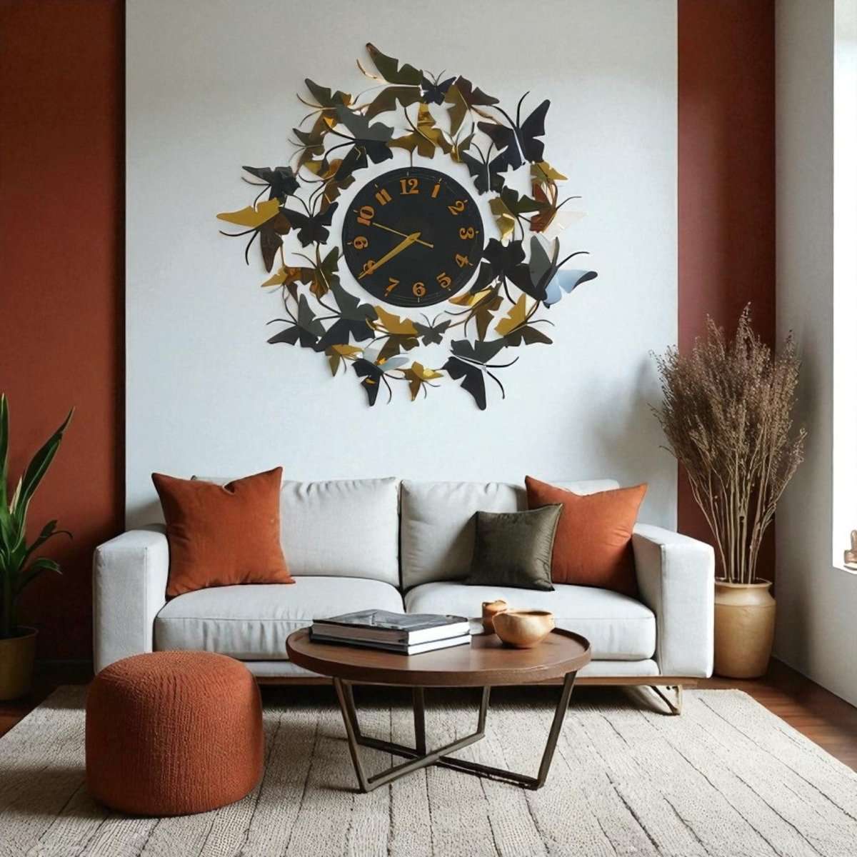 The Monarch's Timeless Flight (25 x 25 Inches)