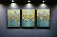 Thumbnail for The Moonlight Sonata Crystal Glass Painting Set of 3 (150 x 70 Cm)