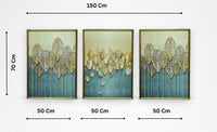 Thumbnail for The Moonlight Sonata Crystal Glass Painting Set of 3 (150 x 70 Cm)