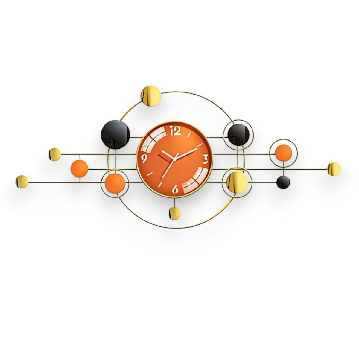 The Retro Atom Wall Clock (40 x 18 Inches)