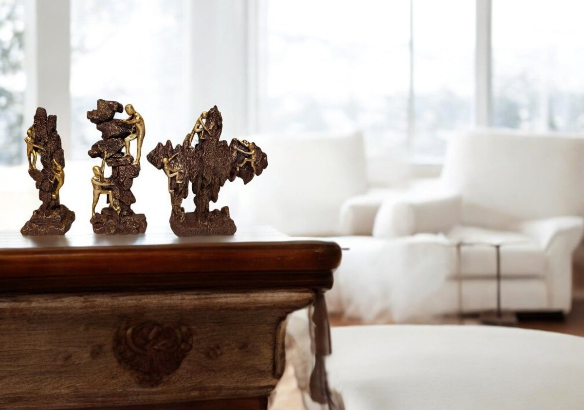 The Rock Stone Man:Boundless Stone Climb Table Decor