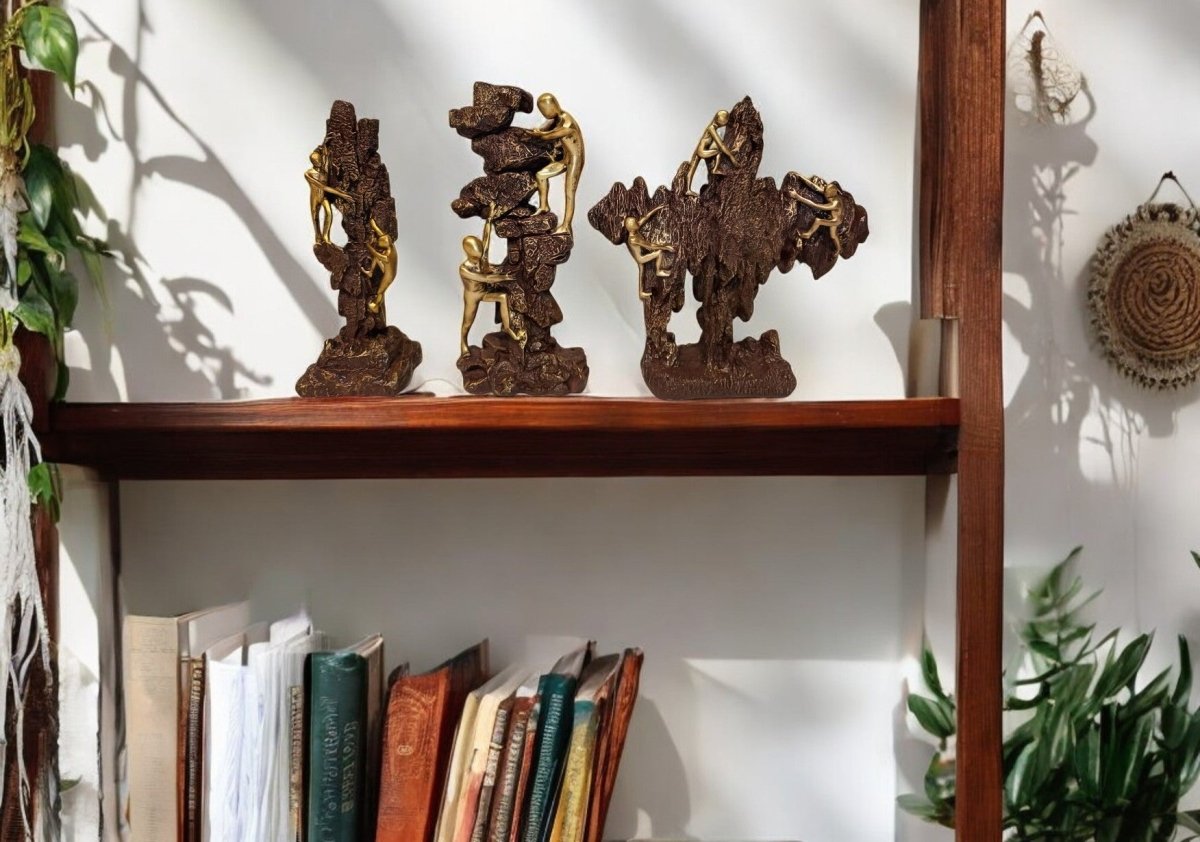 The Rock Stone Man:Boundless Stone Climb Table Decor