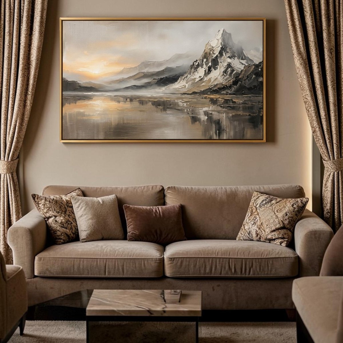 The Shadow and The Stone (48 x 24 Inches)