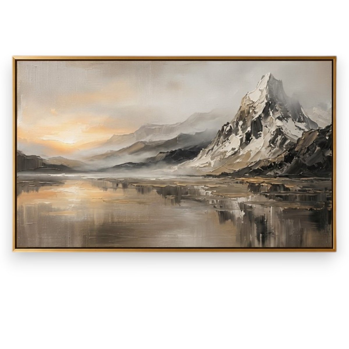 The Shadow and The Stone (48 x 24 Inches)