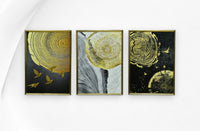 Thumbnail for The Shimmering Mosaic Crystal Glass Painting Set of 3 (150 x 70 Cm )