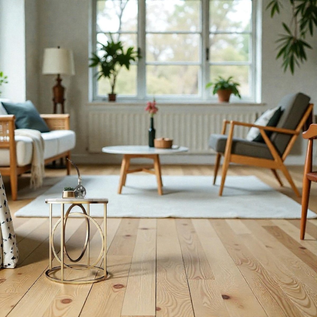 The Snowdrift White Round End Table With Marble Top