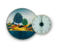 Thumbnail for The Splendor Peacock Crystal Wall Clock (24 x 16 Inches)