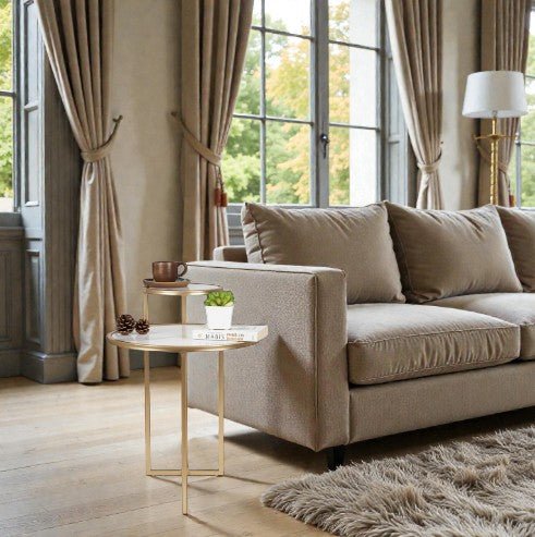 The Stella Hexagon Tiered Table