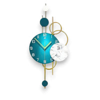 Thumbnail for The Teal Symphony Clock (26 x 13.3 Inches)
