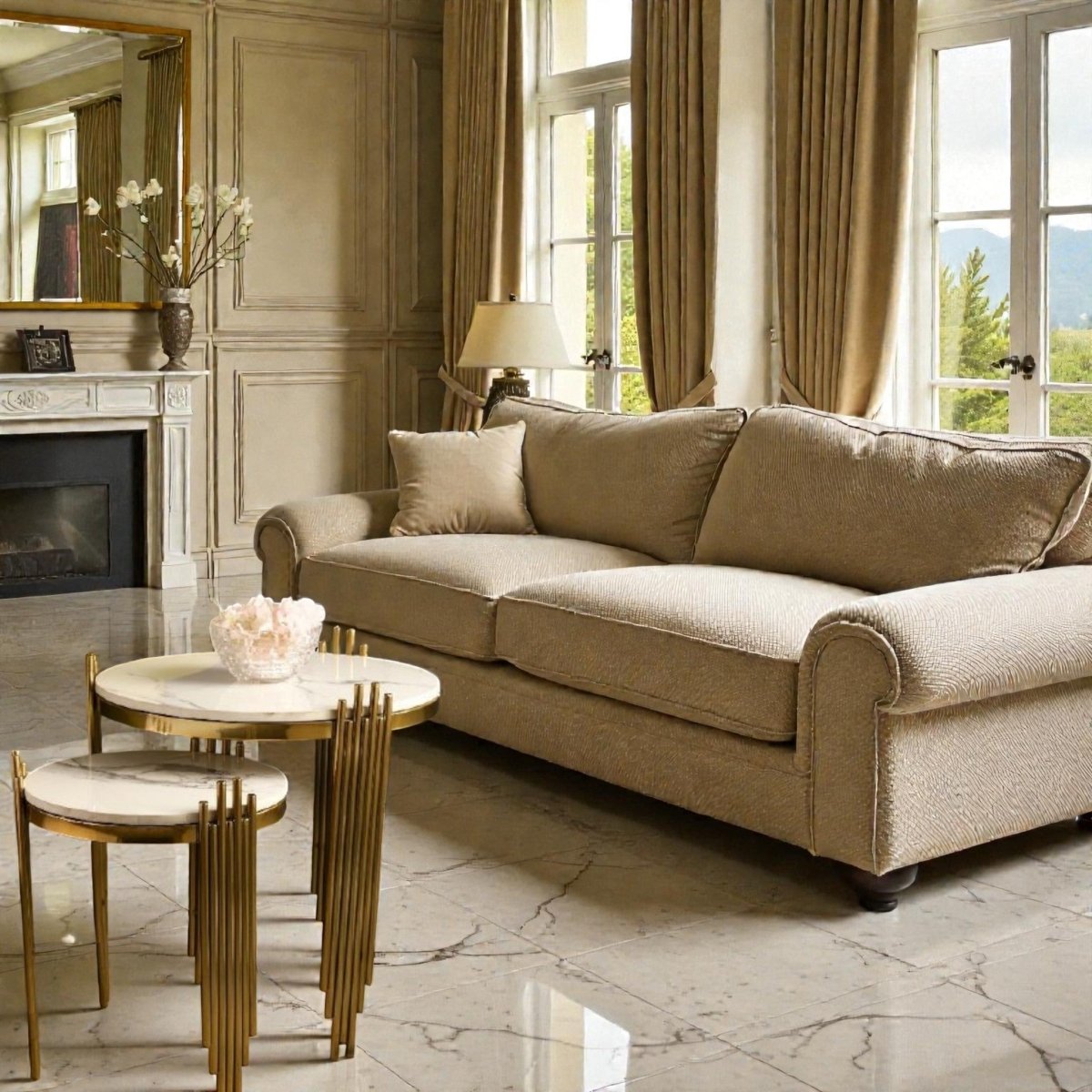 The Versailles Nesting End Table (Set Of 2)