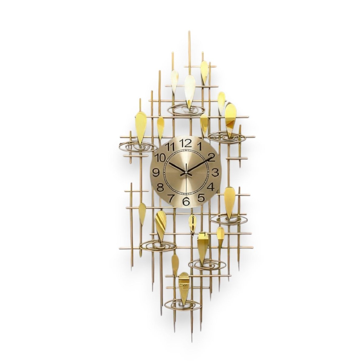 The Whispering Reeds Zen Wall Clock (35.8 x 16.5 Inches)