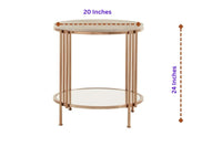 Thumbnail for Trapezoid Marble Top Side Table