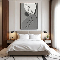 Thumbnail for Underwater Stone & Fish Motif Wall Art (60 x 90 CM)