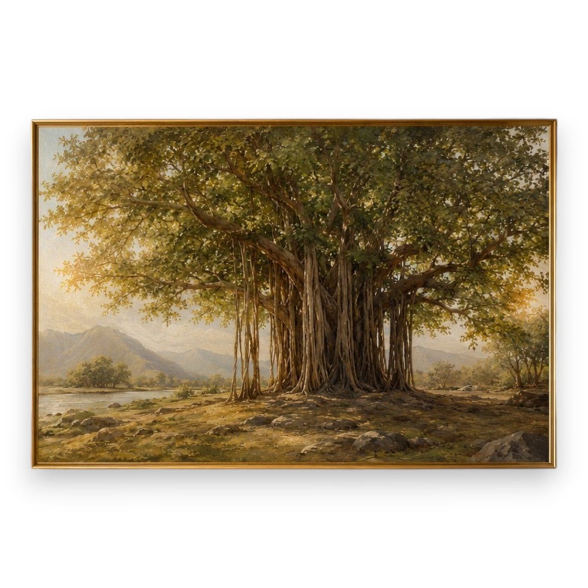Vata Vriksha – The Eternal Banyan (36 x 24 Inches)