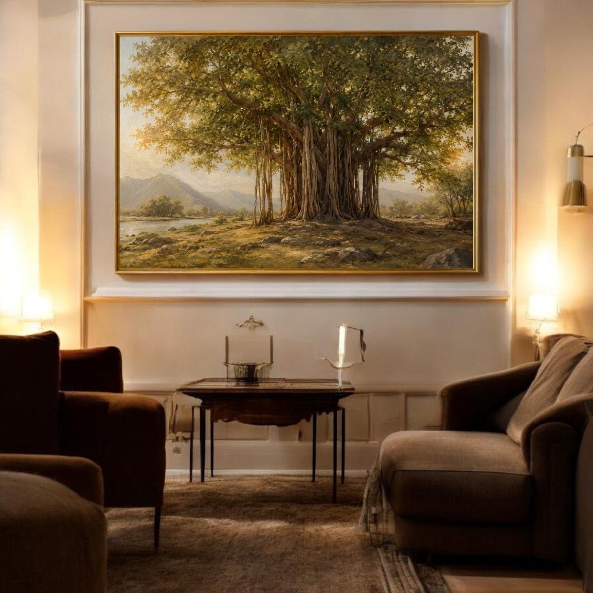 Vata Vriksha – The Eternal Banyan (36 x 24 Inches)