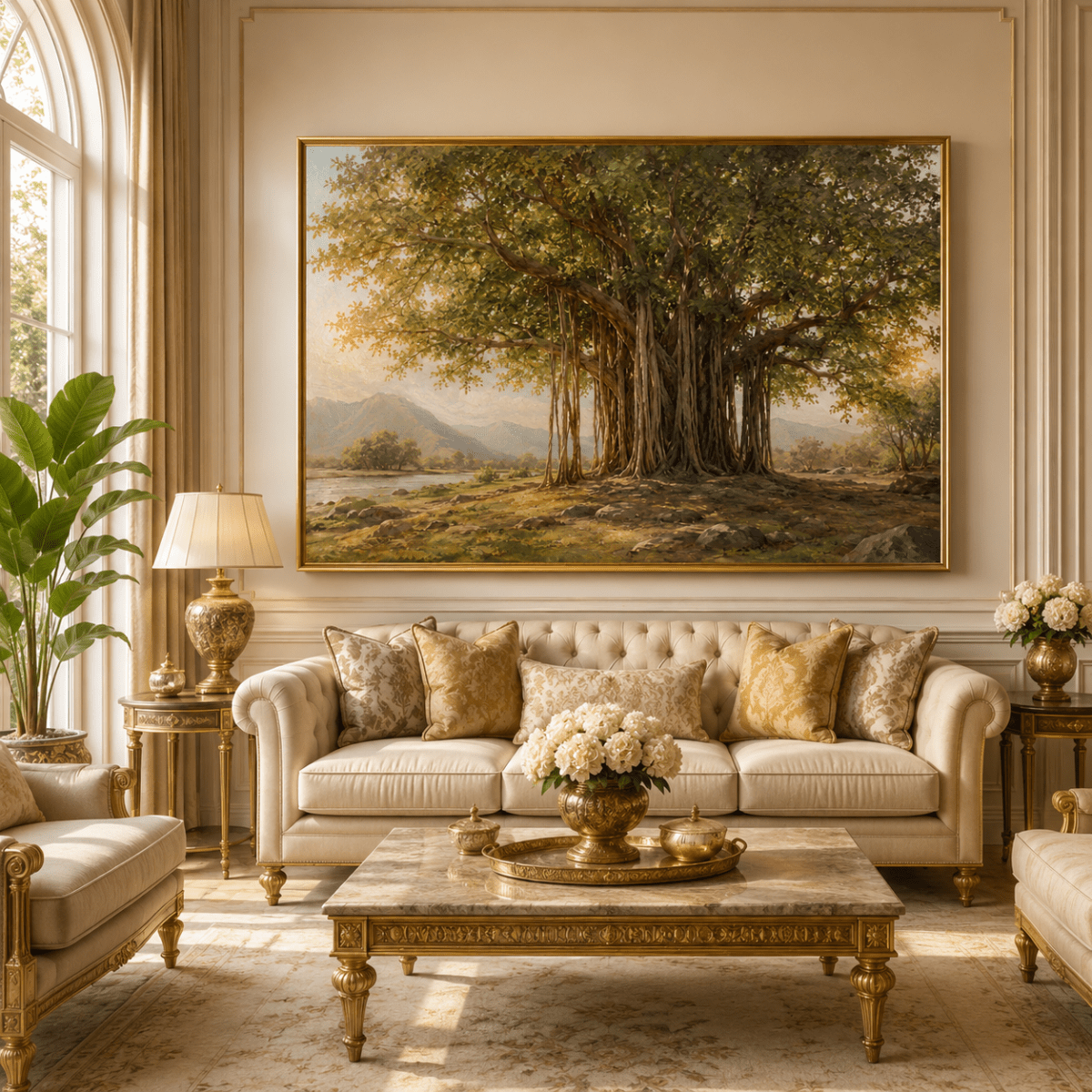 Vata Vriksha – The Eternal Banyan (36 x 24 Inches)