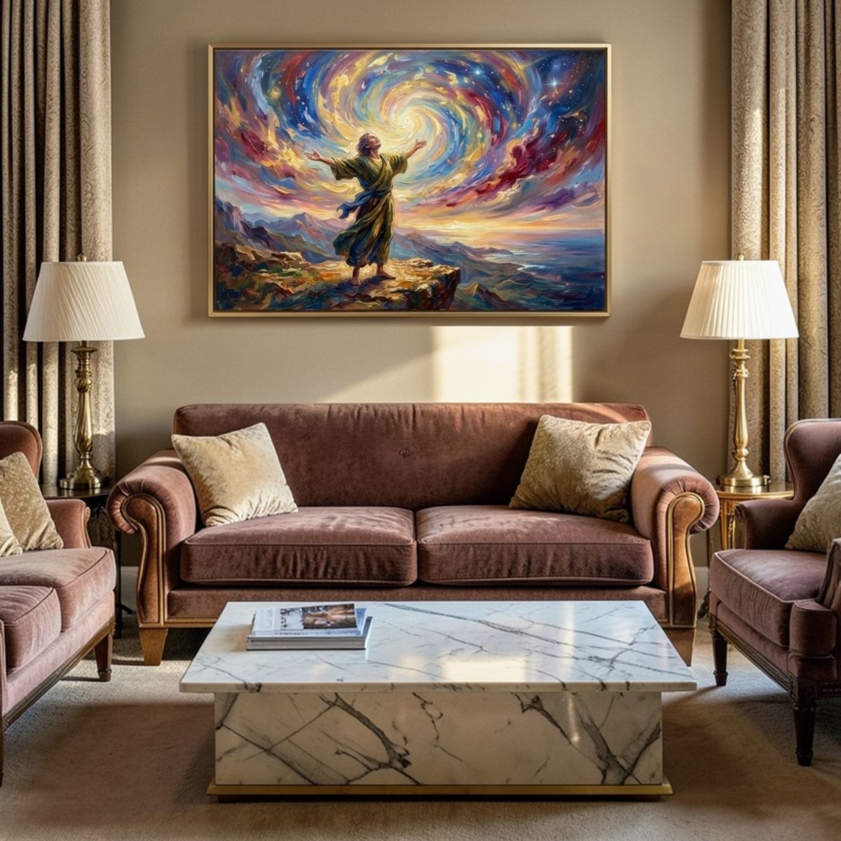Vishwaroopa: The Universe Within the Self (24 x 36 Inches)