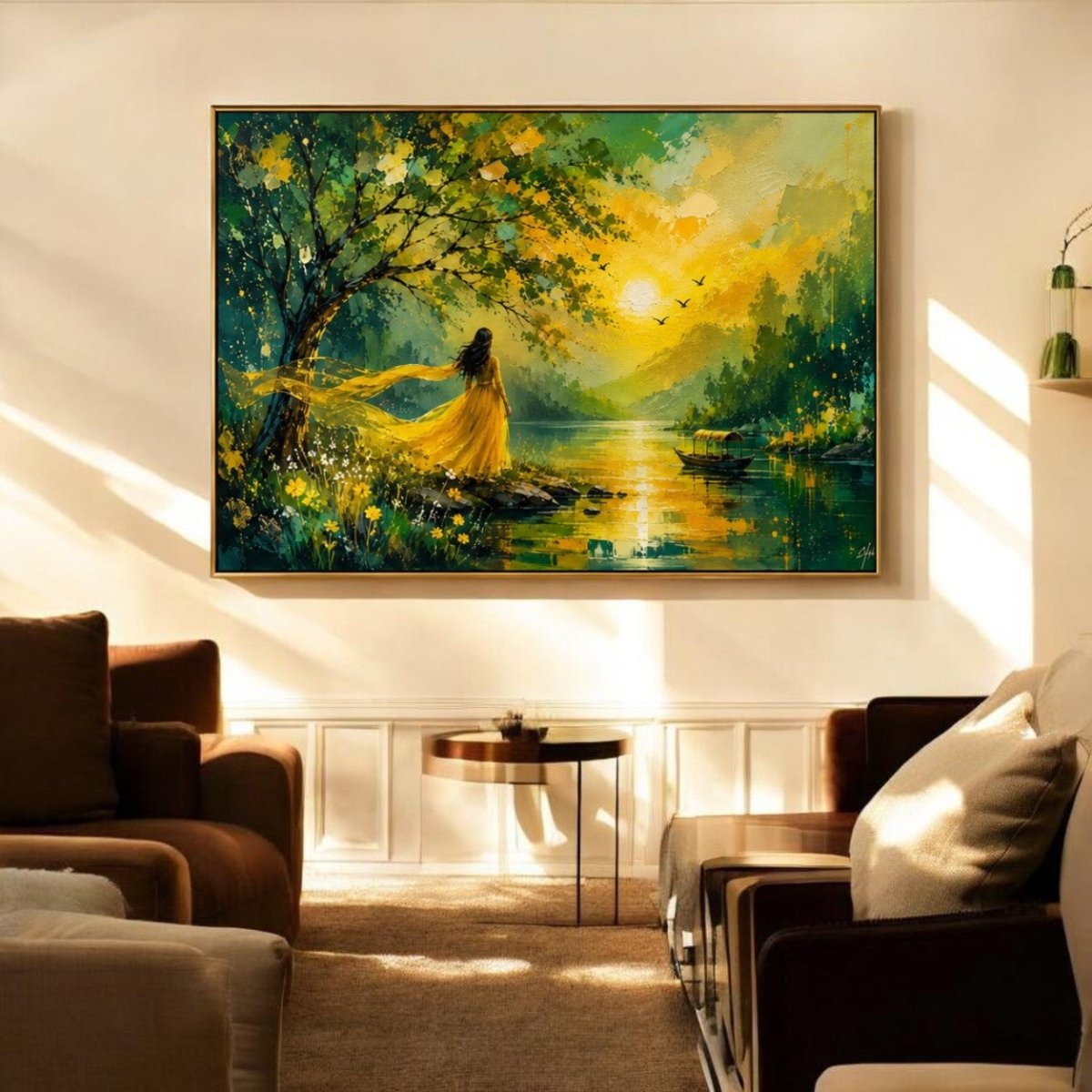 Where the Breeze Catches Gold (36 x 24 Inches)