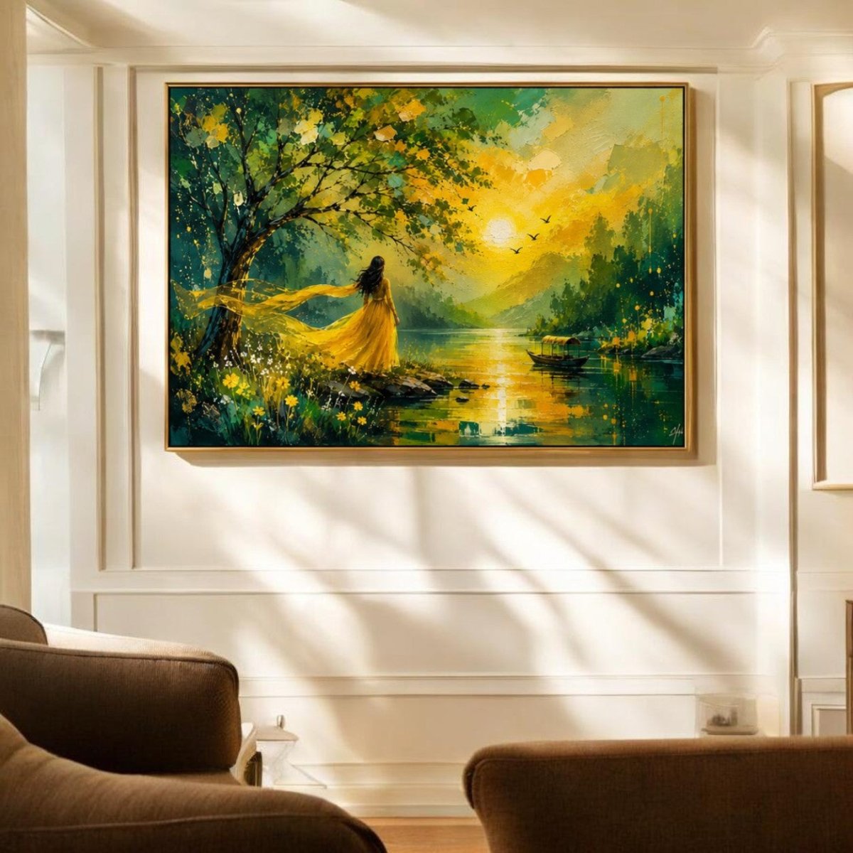 Where the Breeze Catches Gold (36 x 24 Inches)