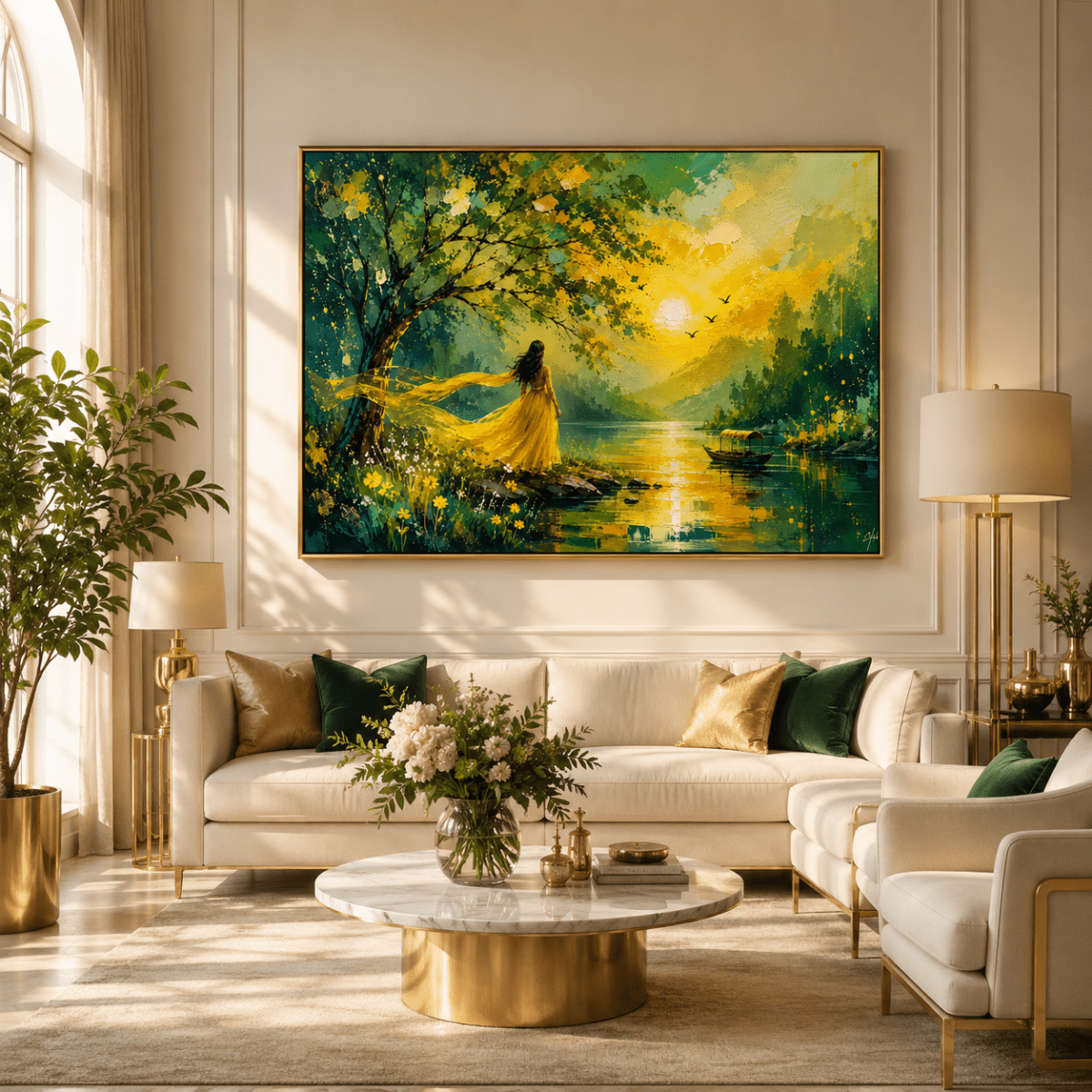 Where the Breeze Catches Gold (36 x 24 Inches)