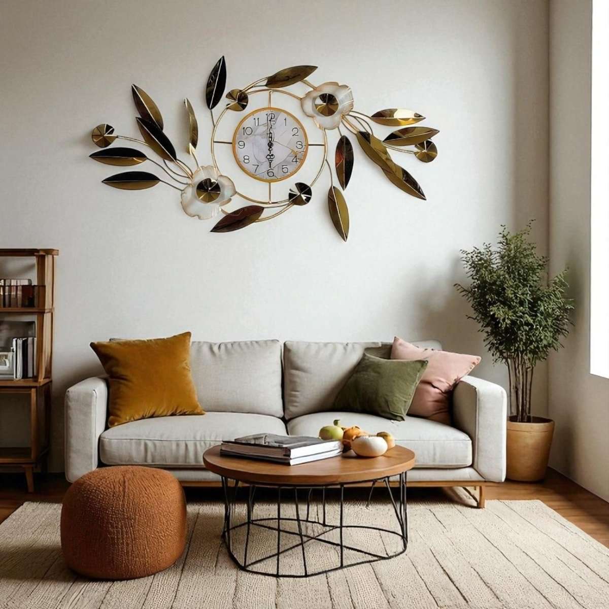 Whispering Branch Clock (42 x 23 Inches)