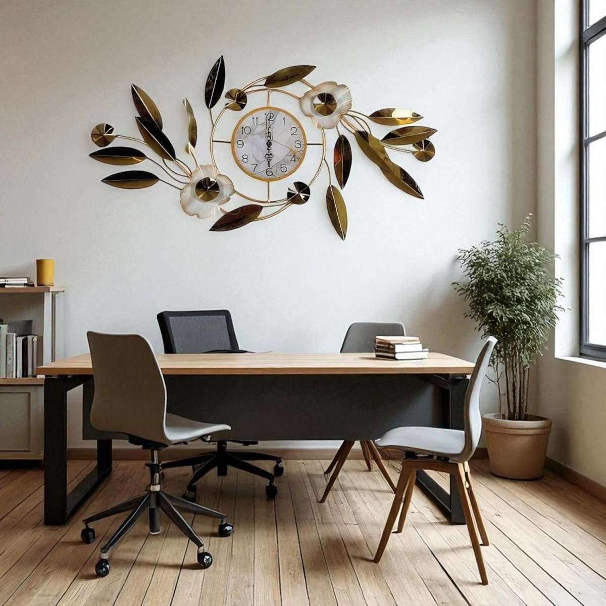 Whispering Branch Clock (42 x 23 Inches)