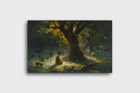 Thumbnail for Wild Sanctuary, Glimmering Grace Canvas Wall Art (36 x 24 Inches)
