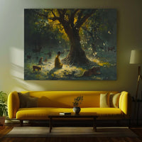 Thumbnail for Wild Sanctuary, Glimmering Grace Canvas Wall Art (36 x 24 Inches)