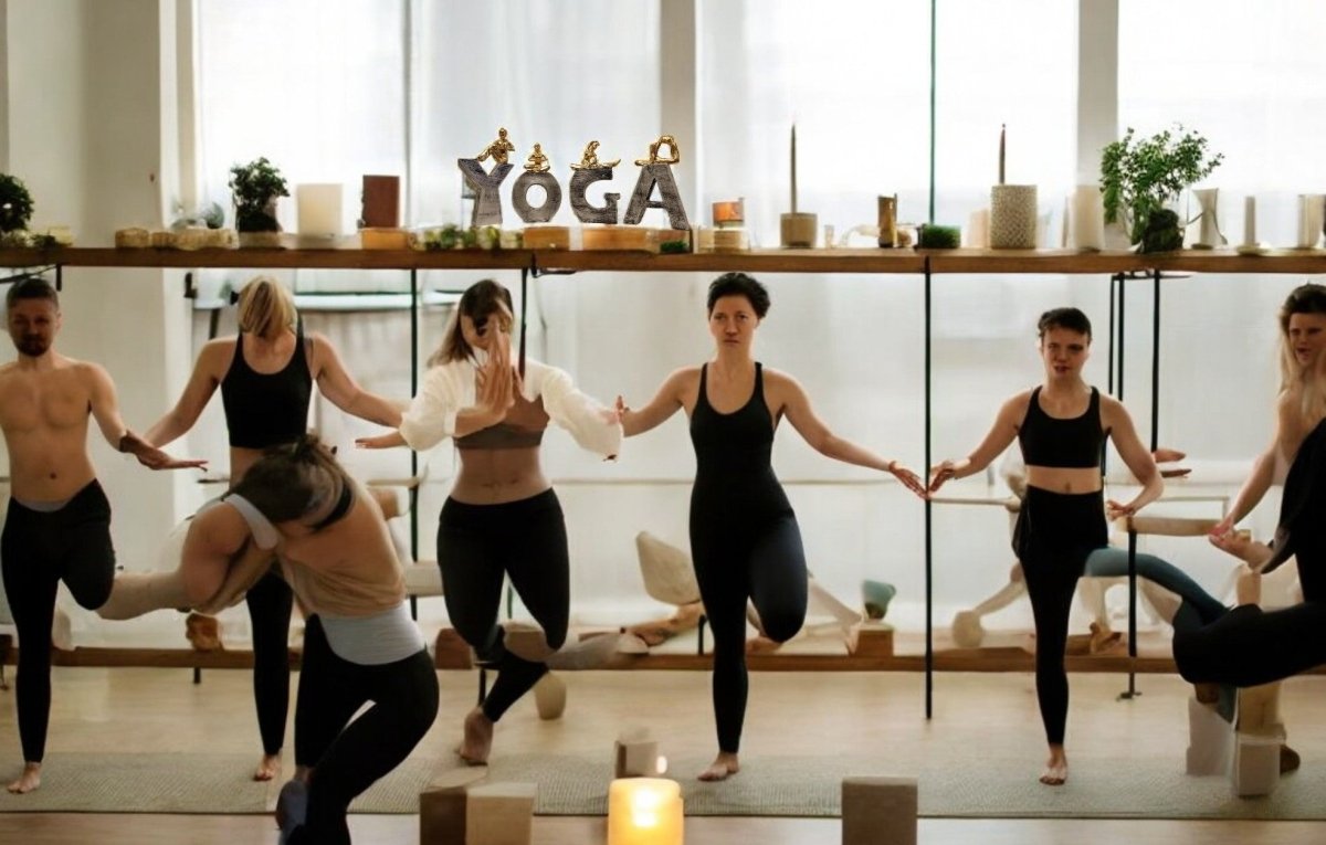 Yoga:The Shimmering Asana Table Decor