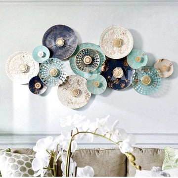 13 Big Iron Wheels Metal wall art (48 x 24 Inches)