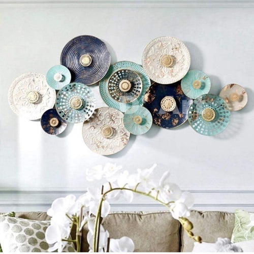 13 Big Iron Wheels Metal wall art (48 x 24 Inches)