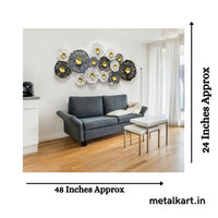 Thumbnail for 14 Giant Etching designed Abstract wall art plates (48 x 24 Inches)