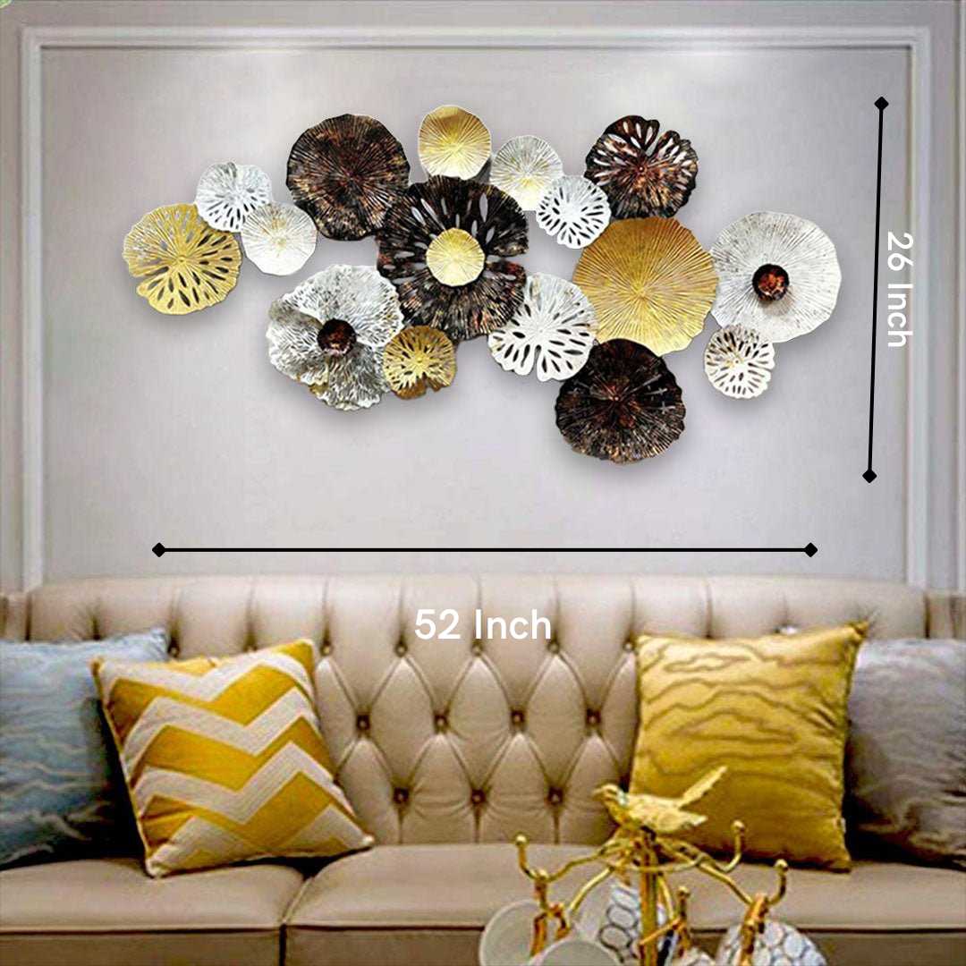 16 Plates wall decoration for living room ( 52 x 26 Inches)