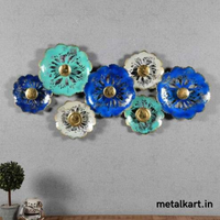 Thumbnail for Metallic Blooming Blue Thematic Plates (40 x 20 Inches)