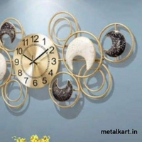 Thumbnail for 6 Moons Designer Wall Clock (47 x 22.5 Inches Approx)