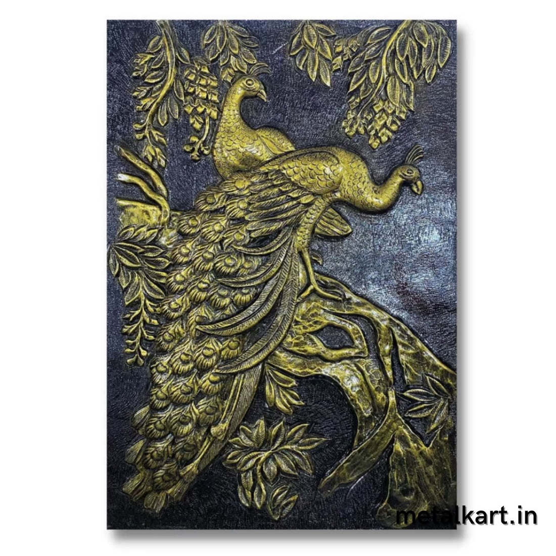 3D Peacock Wall Mural (36 x 24 Inches)